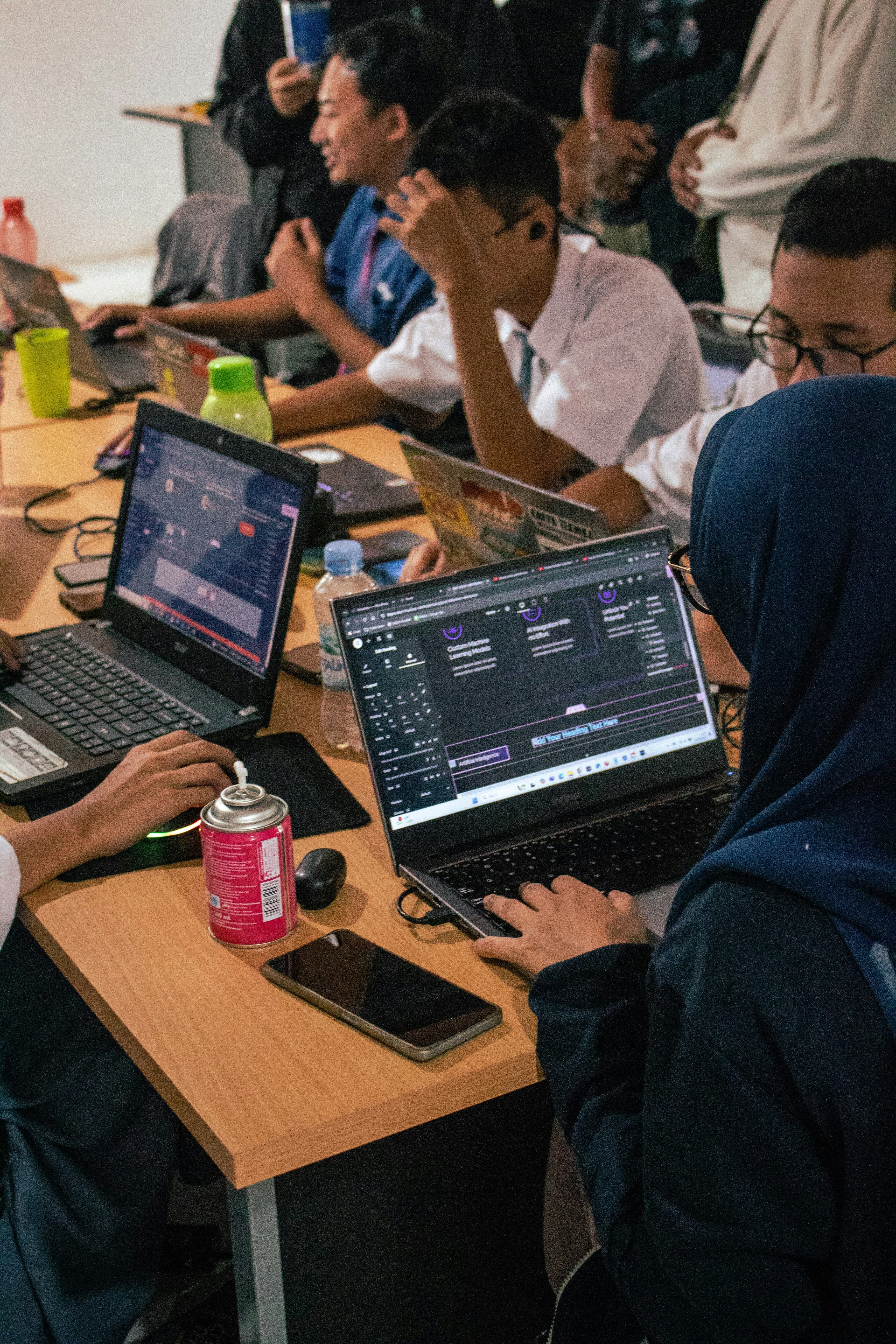 Team collaborating on frontend strategy